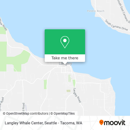 Mapa de Langley Whale Center