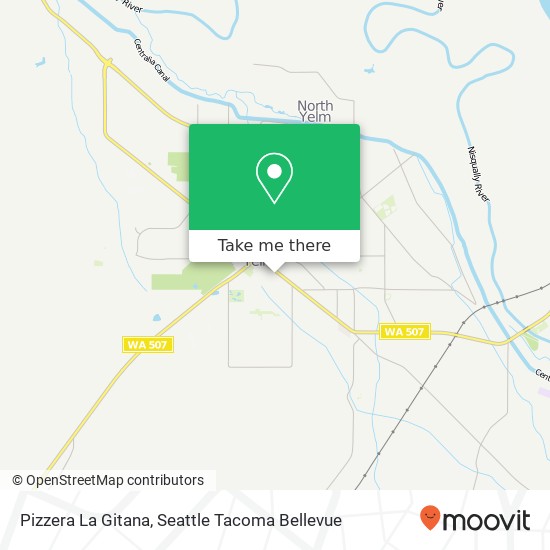 Pizzera La Gitana map