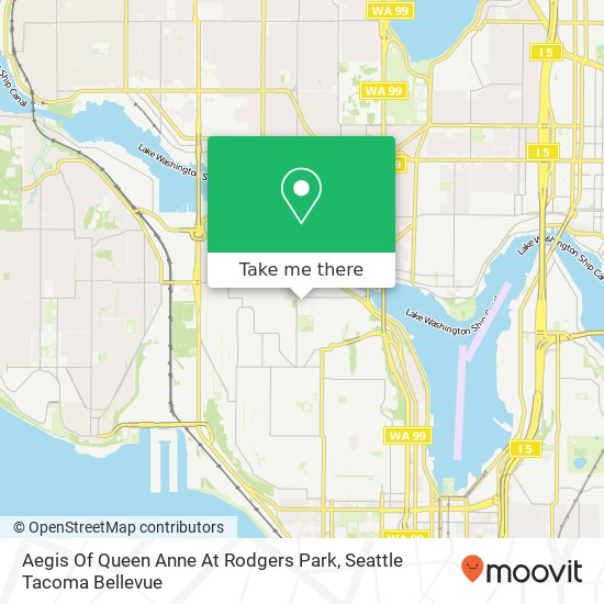 Aegis Of Queen Anne At Rodgers Park map