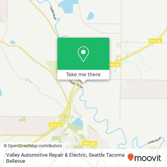 Mapa de Valley Automotive Repair & Electric