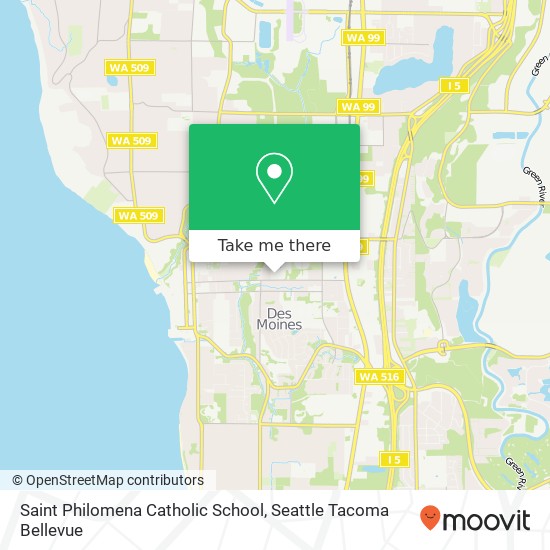 Saint Philomena Catholic School map