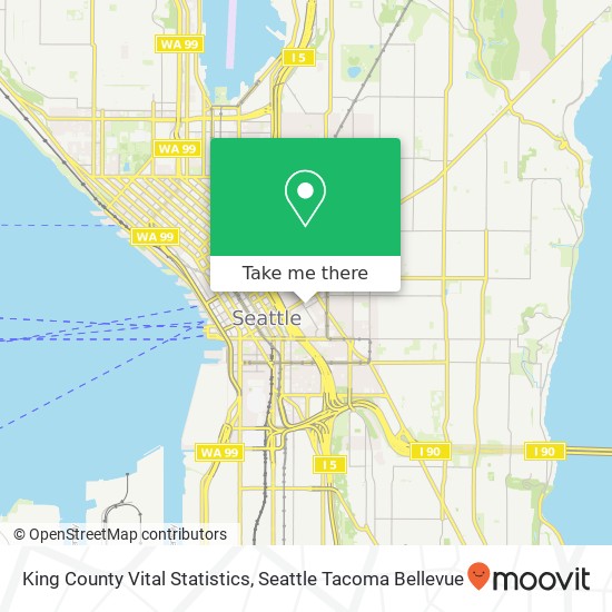 King County Vital Statistics map