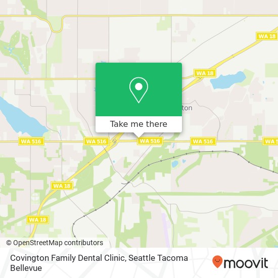 Mapa de Covington Family Dental Clinic
