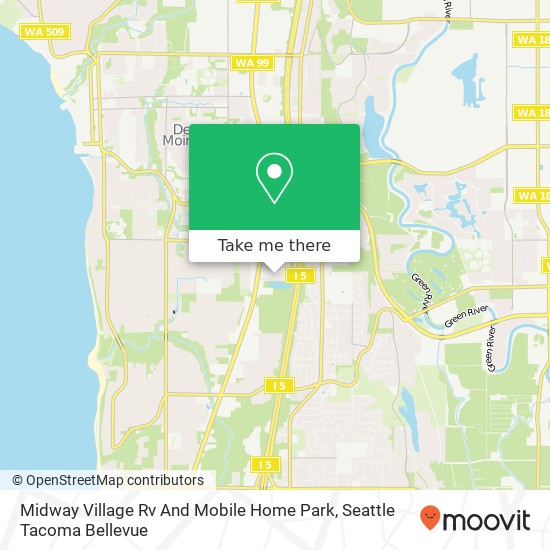 Mapa de Midway Village Rv And Mobile Home Park