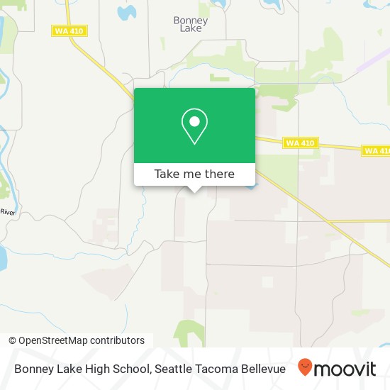Mapa de Bonney Lake High School