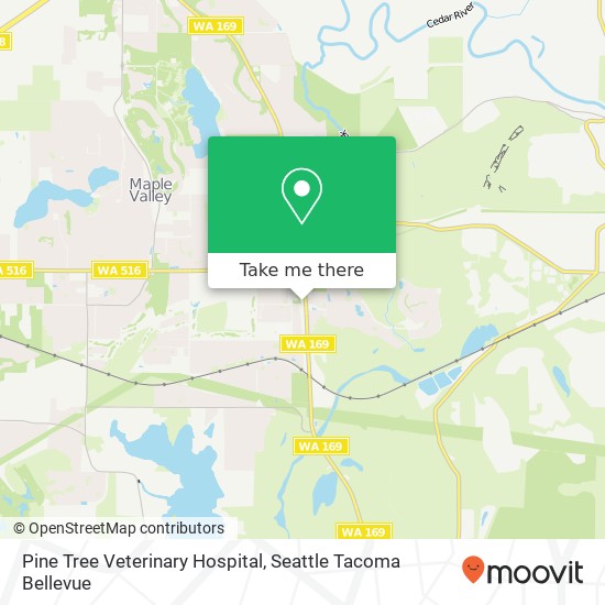 Mapa de Pine Tree Veterinary Hospital