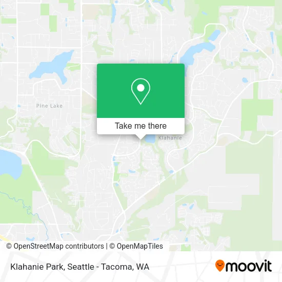 Klahanie Park map
