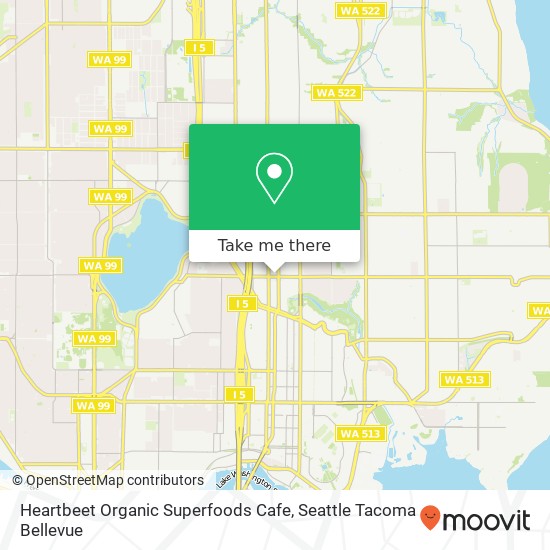 Heartbeet Organic Superfoods Cafe map