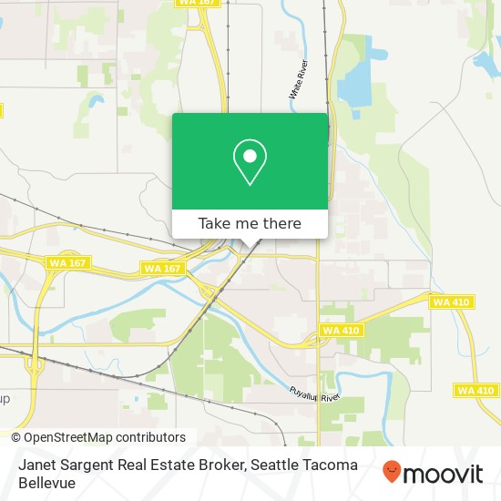 Janet Sargent Real Estate Broker map