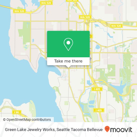 Mapa de Green Lake Jewelry Works