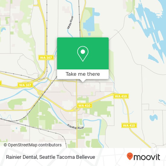 Rainier Dental map