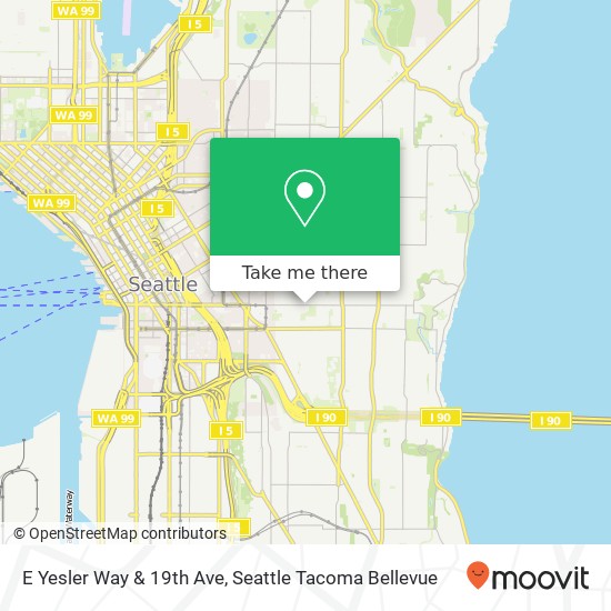 E Yesler Way & 19th Ave map