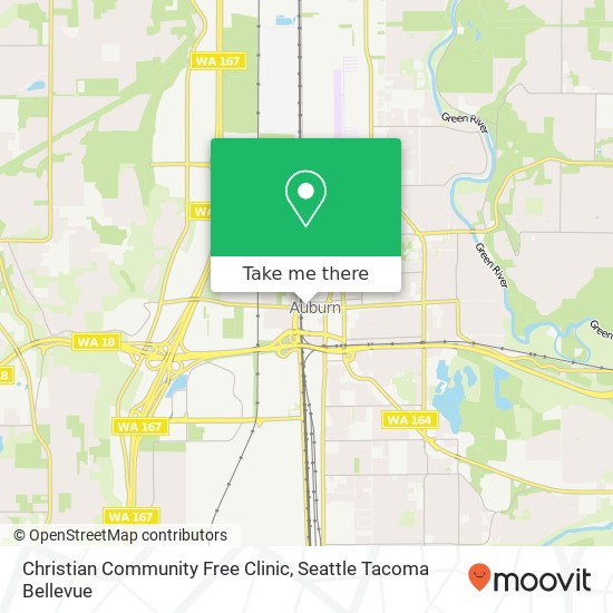 Mapa de Christian Community Free Clinic