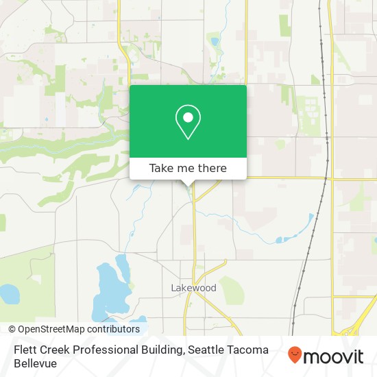 Flett Creek Professional Building map