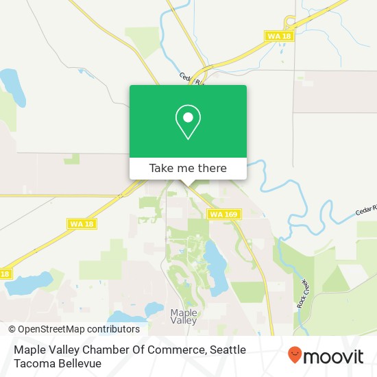 Mapa de Maple Valley Chamber Of Commerce