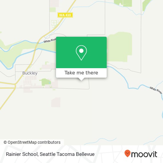 Rainier School map