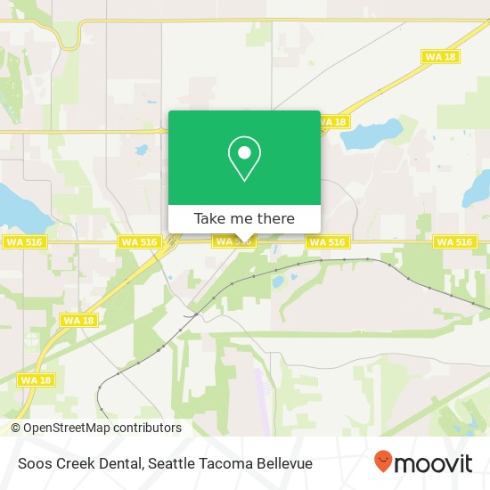 Mapa de Soos Creek Dental