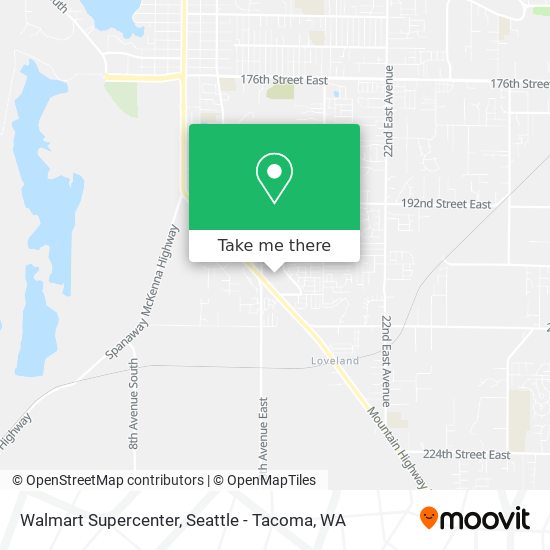 Walmart Supercenter map