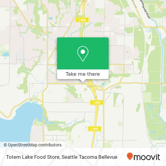 Totem Lake Food Store map