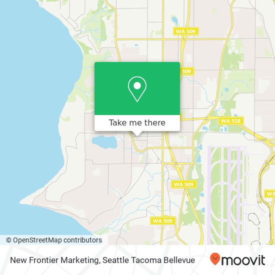 Mapa de New Frontier Marketing