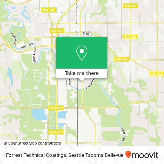 Forrest Technical Coatings map