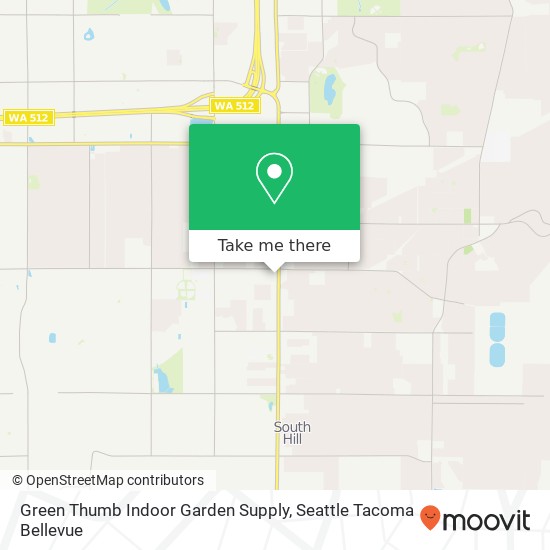 Mapa de Green Thumb Indoor Garden Supply