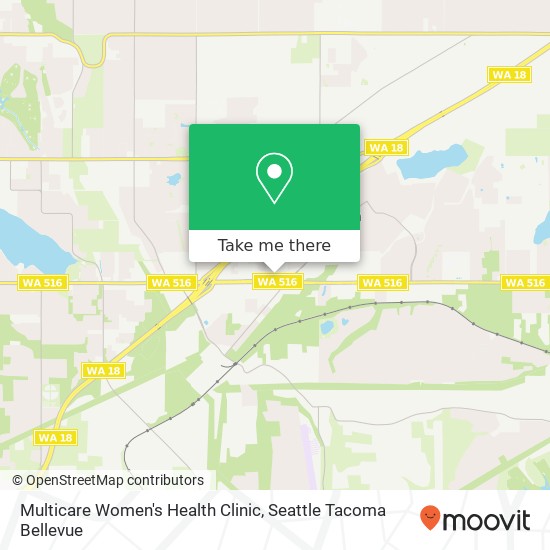 Multicare Women's Health Clinic map