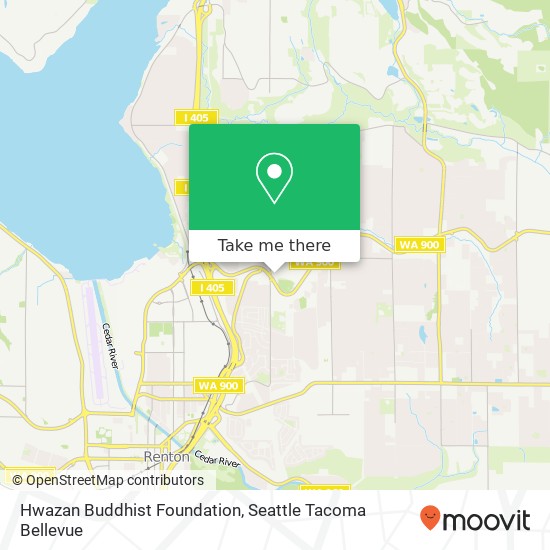 Hwazan Buddhist Foundation map