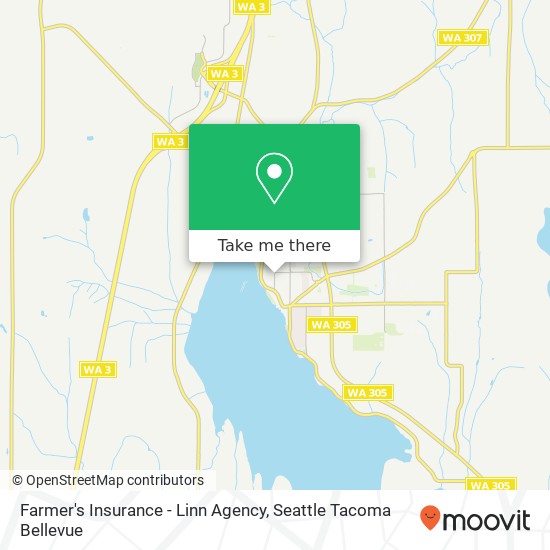 Farmer's Insurance - Linn Agency map