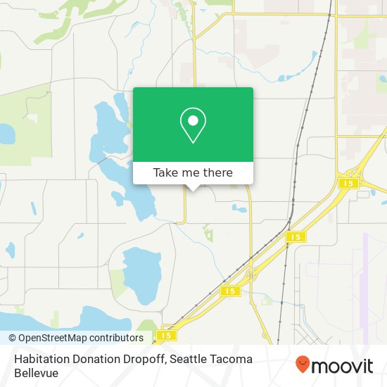 Habitation Donation Dropoff map