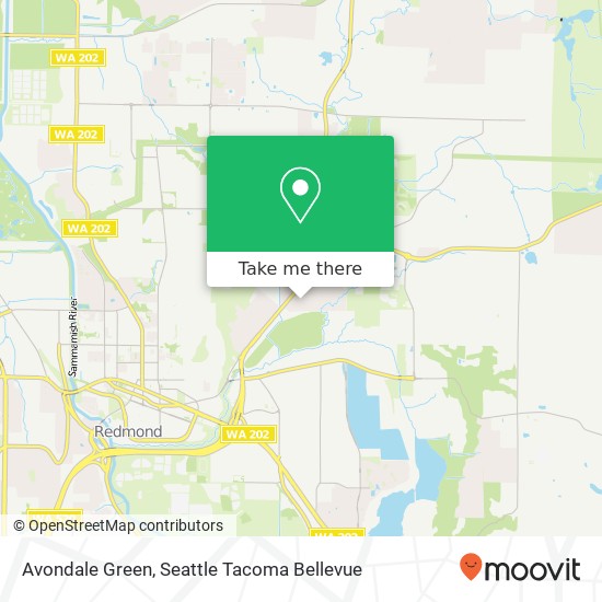 Mapa de Avondale Green