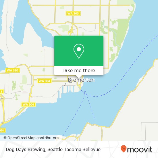 Mapa de Dog Days Brewing