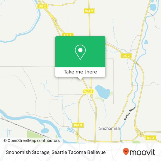 Snohomish Storage map