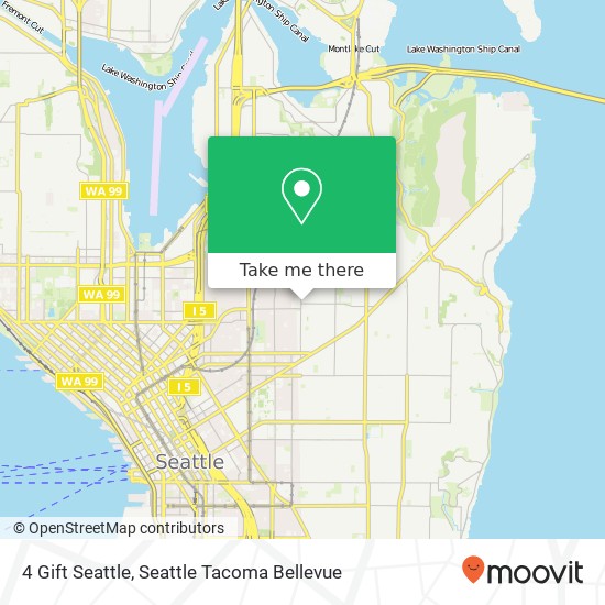 4 Gift Seattle map