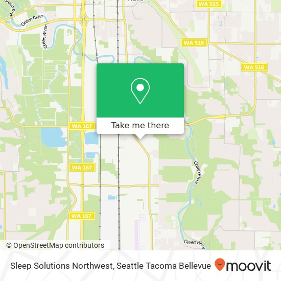 Mapa de Sleep Solutions Northwest