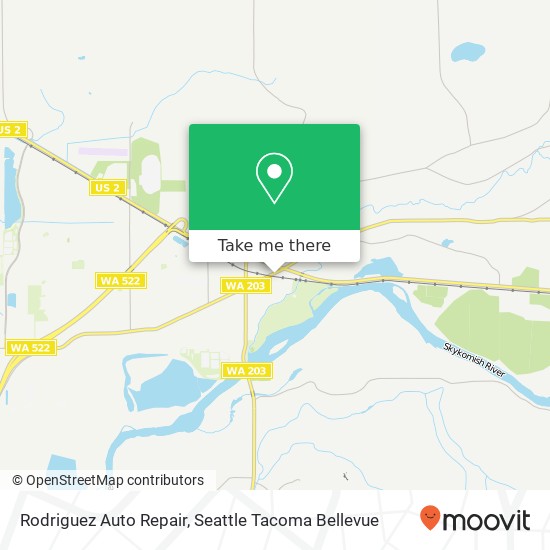 Rodriguez Auto Repair map