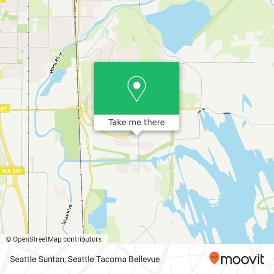 Mapa de Seattle Suntan