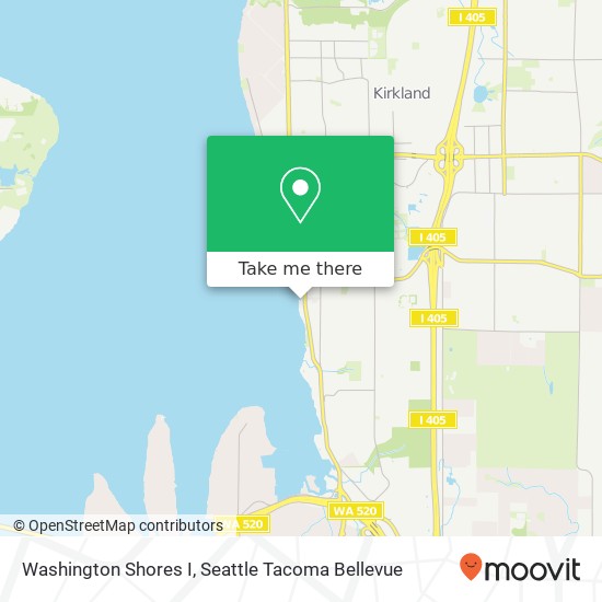 Mapa de Washington Shores I