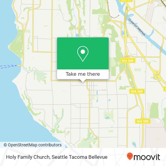 Holy Family Church map