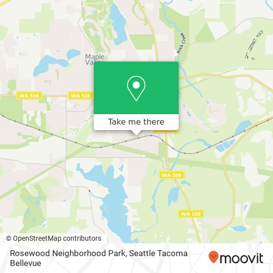 Rosewood Neighborhood Park map