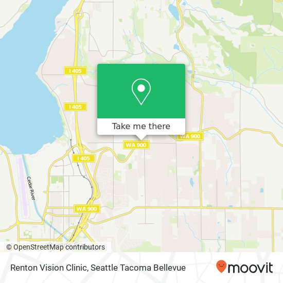 Renton Vision Clinic map