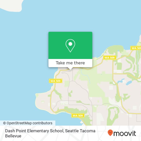 Dash Point Elementary School map