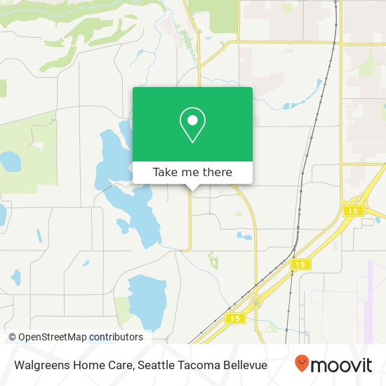 Walgreens Home Care map