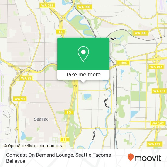 Mapa de Comcast On Demand Lounge