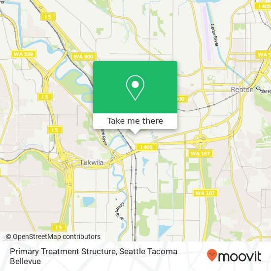 Primary Treatment Structure map