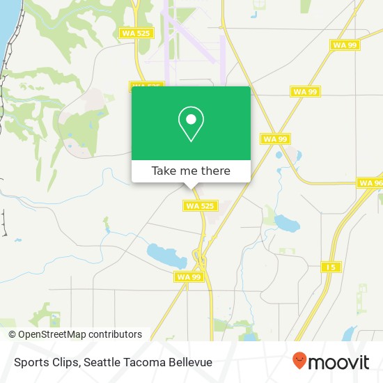 Sports Clips map