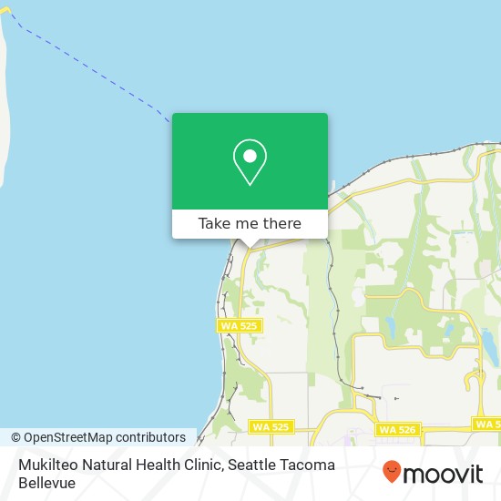 Mapa de Mukilteo Natural Health Clinic