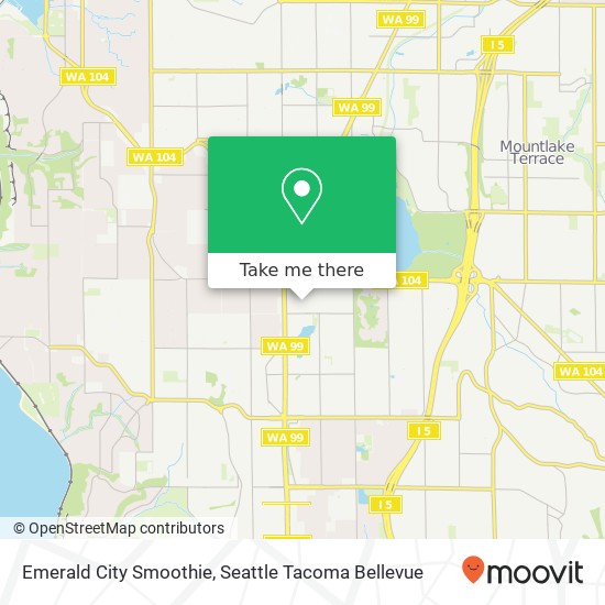 Emerald City Smoothie map