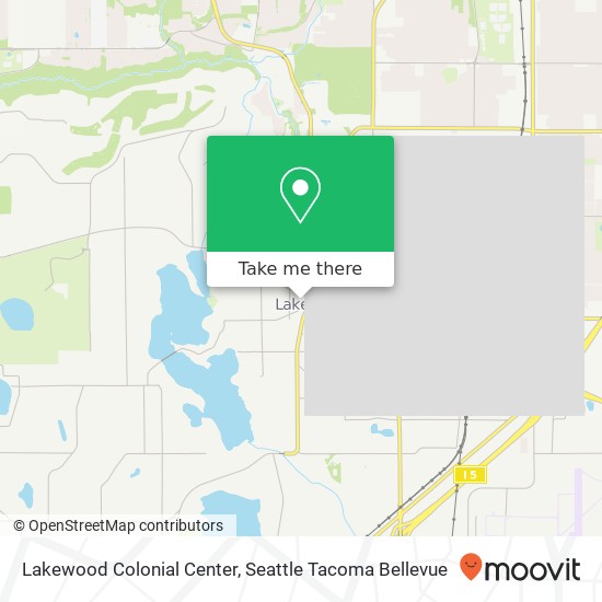 Lakewood Colonial Center map