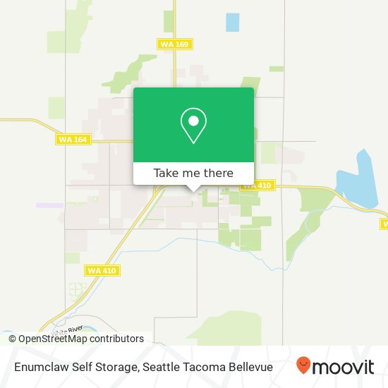 Enumclaw Self Storage map